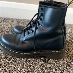 navy blue doc martens
